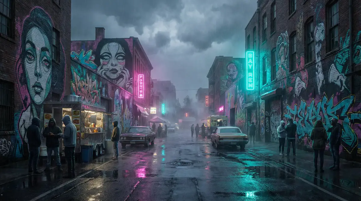 善良的小姨子 - 雨夜壁画街